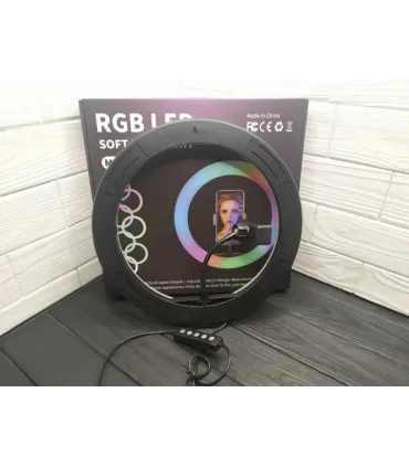 Разноцветная кольцевая лампа RGB MJ-33 оптом, TV Shop , 11,00 $