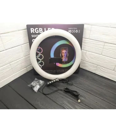 Разноцветная кольцевая лампа RGB MJ-33 оптом, TV Shop , 11,00 $