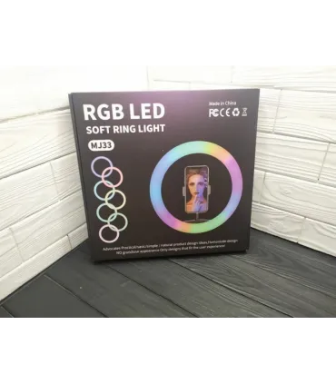 Разноцветная кольцевая лампа RGB MJ-33 оптом, TV Shop , 11,00 $