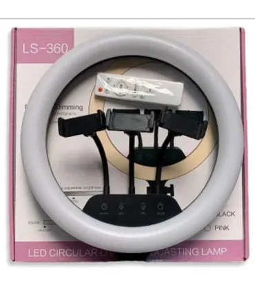 Кольцевая LED лампа с пультом 36 см LS-360 оптом, TV Shop , 22,00 $