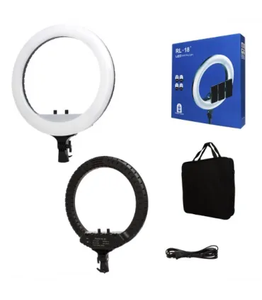 Кільцева лампа 45 см з пультом та трьома кріпленнями LED RL-18 оптом, TV Shop , 35,00 $