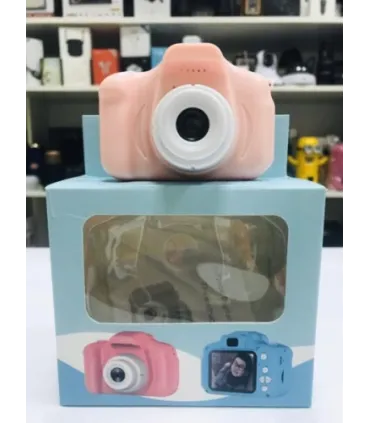 Детские фотоаппараты Smart Kids Camera X2 розовый с ремешком оптом, TV Shop , 6,50 $