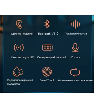 Bluetooth наушники беспроводные TWS F9 капельки с кейсом black оптом, Cope , 9,00 $