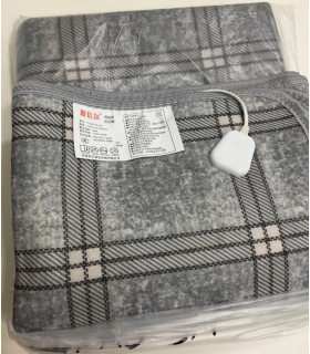 Електропростирадла 150 см × 180 см сірі Клітчасті із сумкою оптом, UKC , 15,70 $