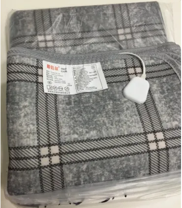 Електропростирадла 150 см × 180 см сірі Клітчасті із сумкою оптом, UKC , 15,70 $
