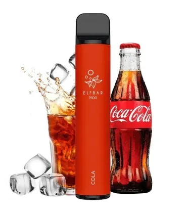 Одноразовые электронные сигареты Elf Bar Lux 1500 Кола оптом, Elf Bar , 3,20 $