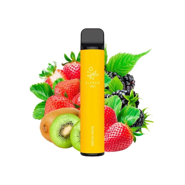 Одноразовые электронные сигареты Elf Bar Lux 1500 Неоновый дождь оптом, Elf Bar , 3,20 $
