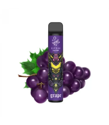 Одноразовые электронные сигареты Elf Bar Lux 1500 Виноград оптом, Elf Bar , 3,20 $