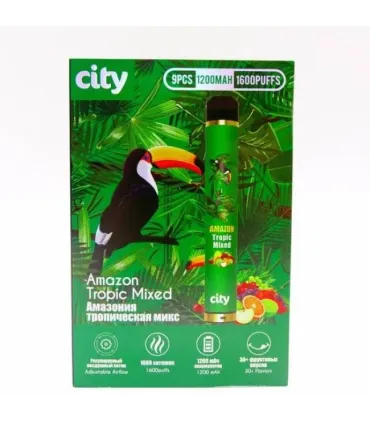 Одноразки CITY HIGH WAY 1600 Тропический микс оптом, CITY , 4,80 $