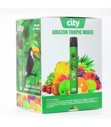 Одноразки CITY HIGH WAY 1600 Тропічний мікс оптом, CITY , 4,80 $