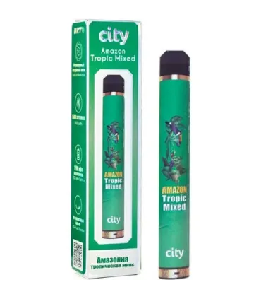 Одноразки CITY HIGH WAY 1600 Тропічний мікс оптом, CITY , 4,80 $