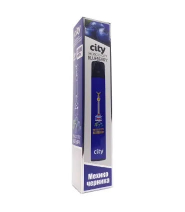 Одноразки CITY HIGH WAY 1600 Мехіко Чорниця Малина оптом, CITY , 4,80 $