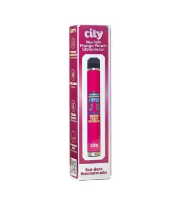 Одноразки CITY HIGH WAY 1600 Нью-Дели Манго Персик Арбуз оптом, CITY , 4,80 $