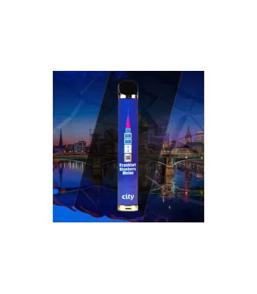 Одноразки CITY HIGH WAY 1600 Франкфурт Черника Дыня оптом, CITY , 4,80 $