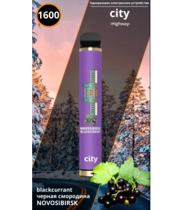 Одноразки CITY HIGH WAY 1600 Виноград Чёрная Смородина оптом, CITY , 4,80 $