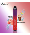 Одноразовые сигареты Vidge 2in1 2000 puffs Ледяной персик + Кола со льдом
