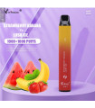 Одноразовые сигареты Vidge 2in1 2000 puffs Клубника банан + Арбуз со льдом