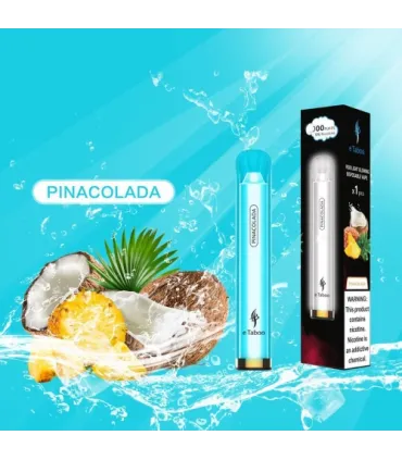 Светящаяся перезаряжаемая одноразка eTaboo Prime 3000 puffs Пина колада оптом, E-Taboo , 7,10 $