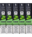 Светящаяся перезаряжаемая одноразка eTaboo Prime 3000 puffs Зелёное яблоко