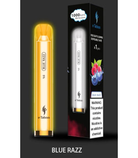 Светящаяся электронная сигарета eTaboo RGB 1200 puffs Голубой Лимонад оптом, E-Taboo , 4,90 $