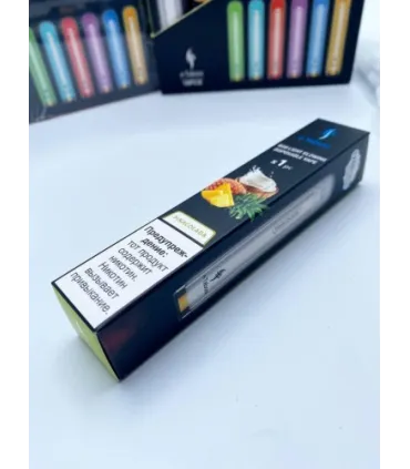 Светящаяся электронная сигарета eTaboo RGB 1200 puffs Голубой Лимонад оптом, E-Taboo , 4,90 $