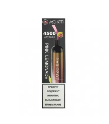 Перезаряжаемые одноразки AoKit Zozo Bar 4500 Puffs Розовый лимонад оптом, AoKit , 8,10 $