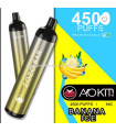 Перезаряжаемые одноразки AoKit Zozo Bar 4500 Puffs Банан со льдом
