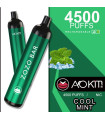 Одноразки, що перезаряджаються AoKit Zozo Bar 4500 Puffs М'ята з льодом