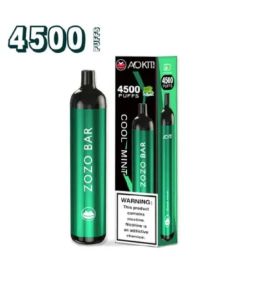 Одноразки, що перезаряджаються AoKit Zozo Bar 4500 Puffs М'ята з льодом оптом, AoKit , 8,10 $