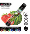 Светящийся одноразовые сигареты AoKit Lux 2600 Puffs Клубника Арбуз