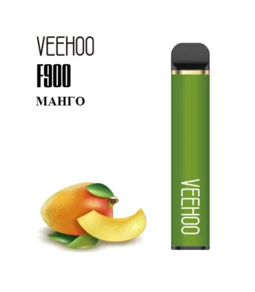 Одноразовые сигареты F900 Veehoo 1200 тяг Манго оптом, Veehoo , 3,50 $