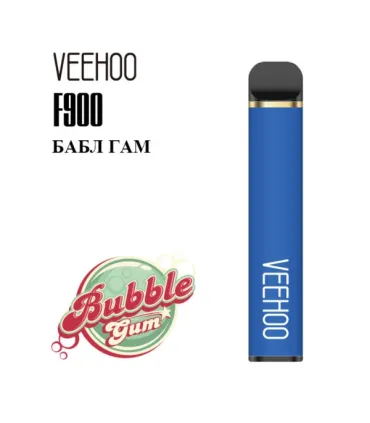 Одноразові сигарети F900 Veehoo 1200 тяг Бабл Гам оптом, Veehoo , 3,50 $