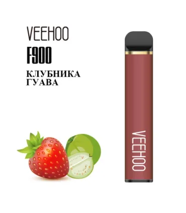 Одноразовые сигареты F900 Veehoo 1200 тяг Клубника Гуава оптом, Veehoo , 3,50 $