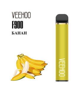 Одноразовые сигареты F900 Veehoo 1200 тяг Банан оптом, Veehoo , 3,50 $