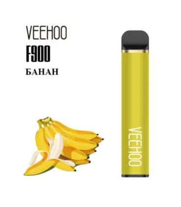 Одноразовые сигареты F900 Veehoo 1200 тяг Банан оптом, Veehoo , 3,50 $