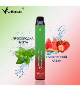 Одноразовые сигареты Vidge 2in1 2000 puffs Мята - Арбуз Клубника оптом, Vidge , 5,40 $
