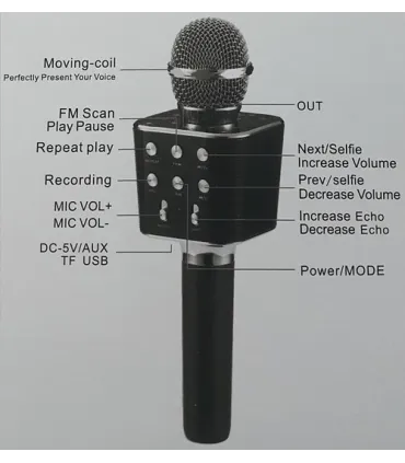 Караоке микрофон Karaoke Boom KB-WS1816RU оптом,  , 12,00 $