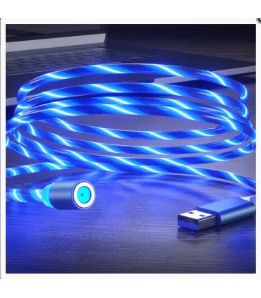Кабель заряджання USB магнітний X360 3in1 Lightning, micro-USB, Type-C оптом, TV Shop , 4,00 $