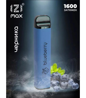 Одноразовые электронные сигареты IZI MAX 1600 тяг Черника оптом, IZI , 4,00 $