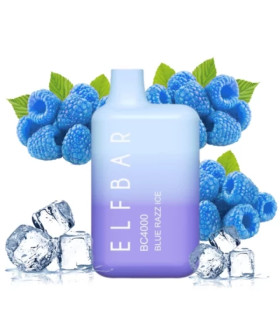 Перезаряжаемые одноразовые сигареты Elf bar BC4000 Голубой лимонад оптом, Elf Bar Original , 8,70 $