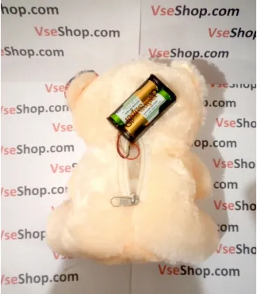 Плюшевый светящийся медвежонок мишка Тедди Teddy Bear I Love You оптом, TV Shop , 3,80 $