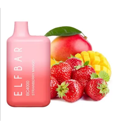 Електронні одноразові сигарети Elf bar BC4000 Манго Полуниця оптом, Elf Bar Original , 8,70 $