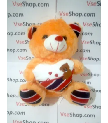 Плюшевый светящийся медвежонок мишка Тедди Teddy Bear I Love You оптом, TV Shop , 3,80 $