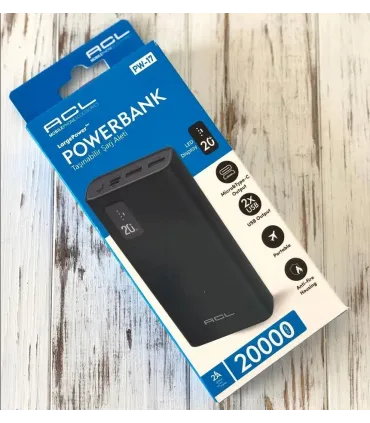 Універсальний акумулятор Powerbank ACL PW-17 20000 mAh оптом, ACL mobile phone accessories , 22,00 $