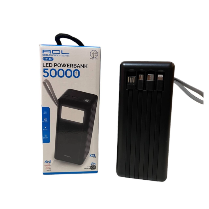 Внешняя батарея Powerbank ACL PW-07 50000 mAh оптом, ACL mobile phone accessories , 50,00 $