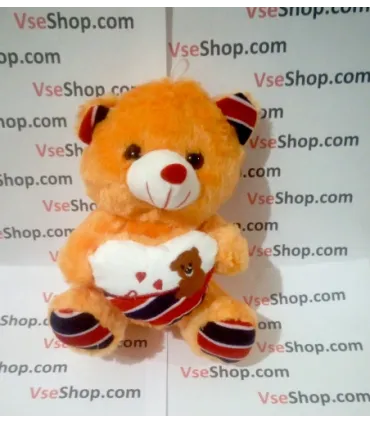 Плюшевый светящийся медвежонок мишка Тедди Teddy Bear I Love You оптом, TV Shop , 3,80 $