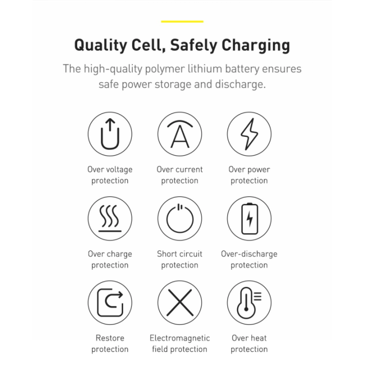 Power bank зі швидкою зарядкою 15W 10000 mAh Baseus Bipow PPBD10 оптом, Baseus , 16,50 $