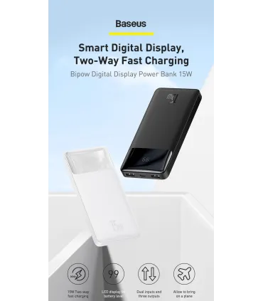 Power bank с быстрой зарядкой 15W 10000 mAh Baseus Bipow PPBD10 оптом, Baseus , 16,50 $