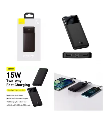 Power bank зі швидкою зарядкою 15W 10000 mAh Baseus Bipow PPBD10 оптом, Baseus , 16,50 $