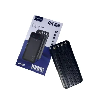 Универсальная внешняя батарея 7 in 1 HEPU HP205 10 000 mAh оптом, HEPU , 13,00 $